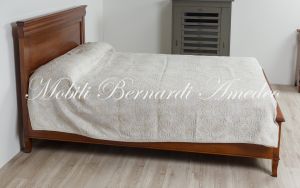 OC288 Letto Matrimoniale In Noce Misura Queen Size 02